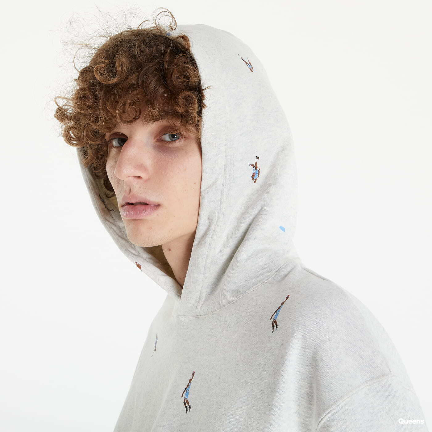 Mikiny Jordan Essentials Fleece Pullover Hoodie White