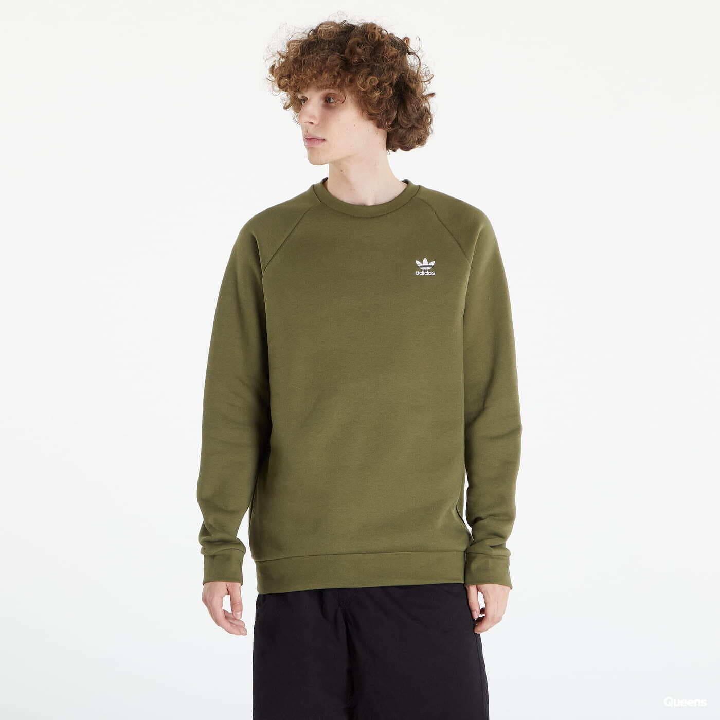 Sweatjacken und Sweatshirts adidas Originals Essential Crew Green