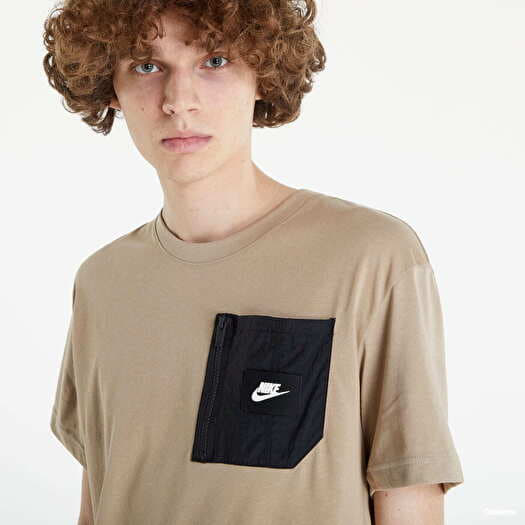T shirts Nike Sportswear Dri FIT Sports Utility Short Sleeve Top Brown Queens