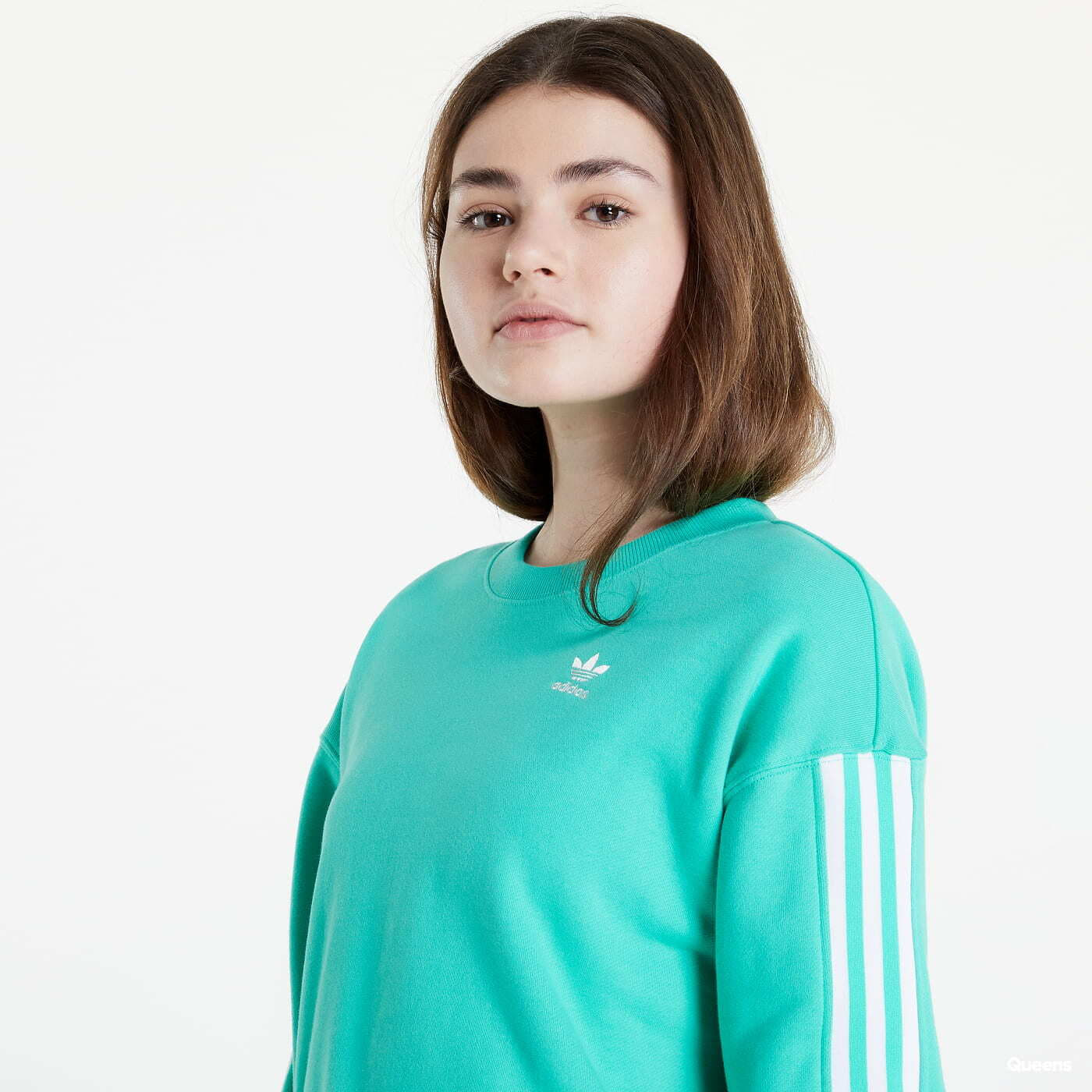 Adidas teal sweatshirt hot sale