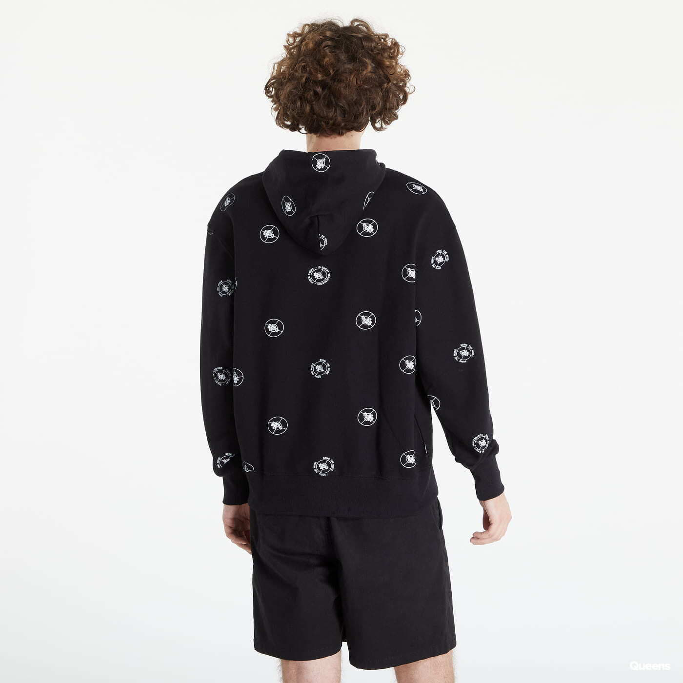 Mikiny Element Pexe Polka Hoodie Black