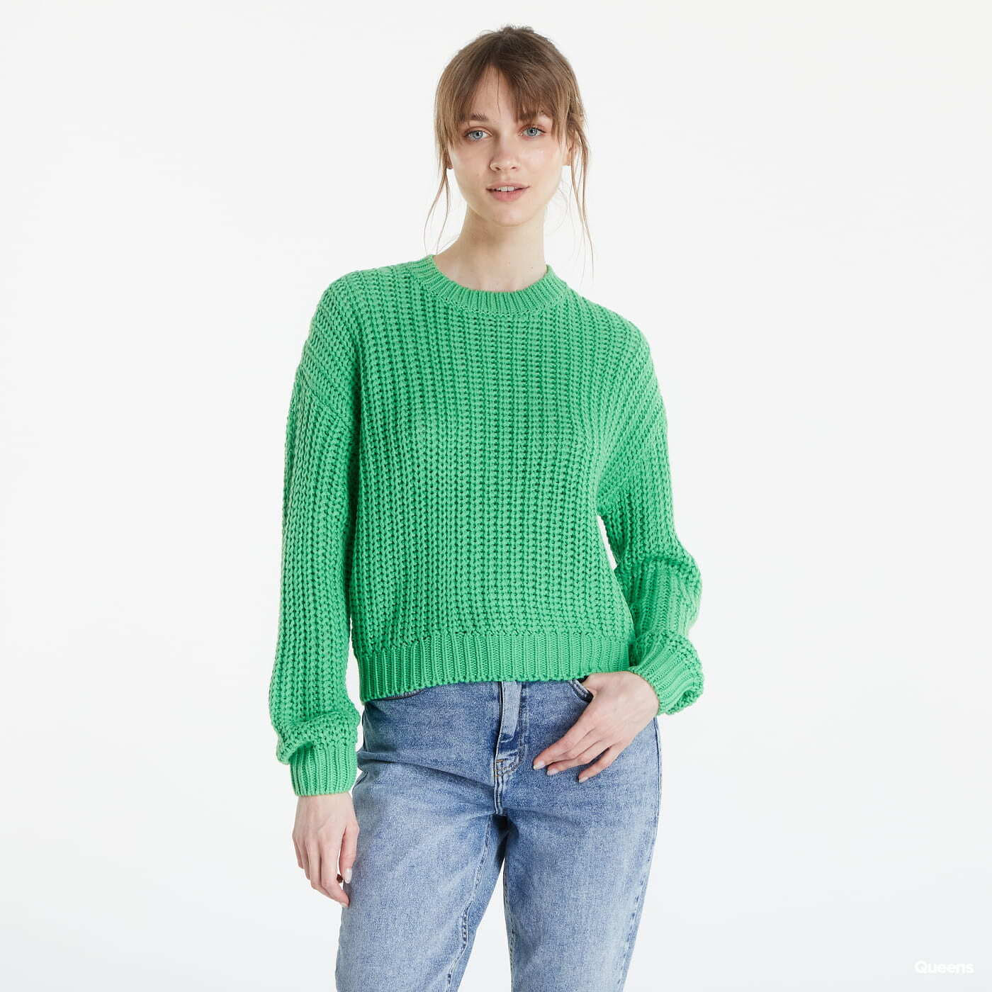 Džemperi Noisy May Charlie Long Sleeve O-Neck Knit Green