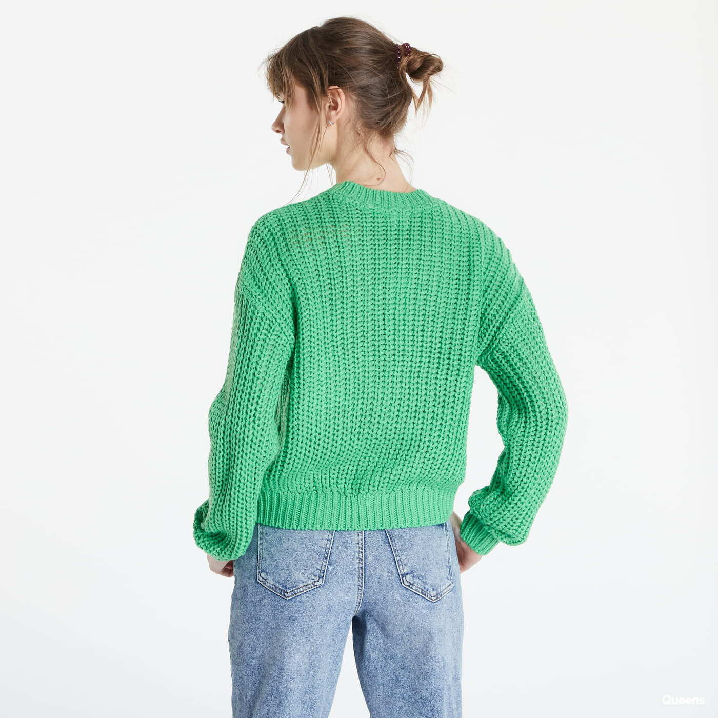 Džemperi Noisy May Charlie Long Sleeve O-Neck Knit Green