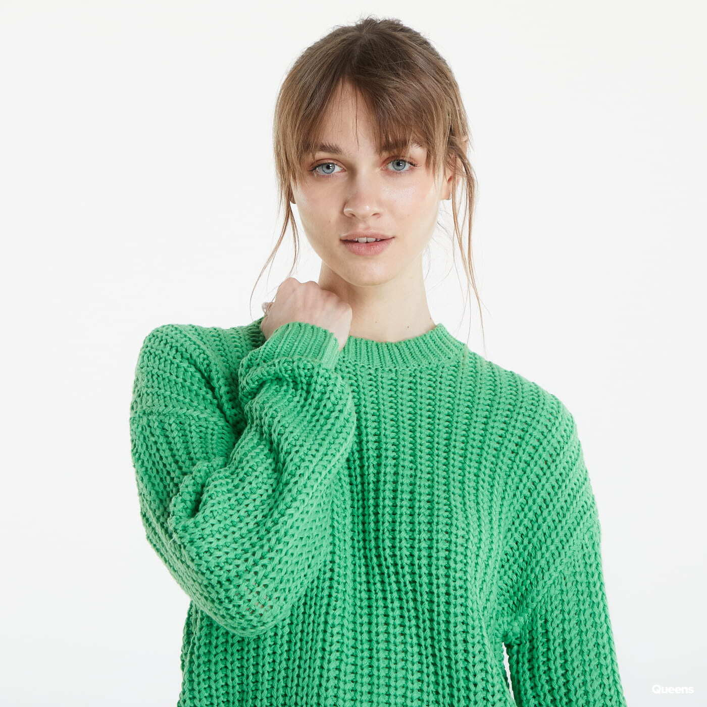 Džemperi Noisy May Charlie Long Sleeve O-Neck Knit Green