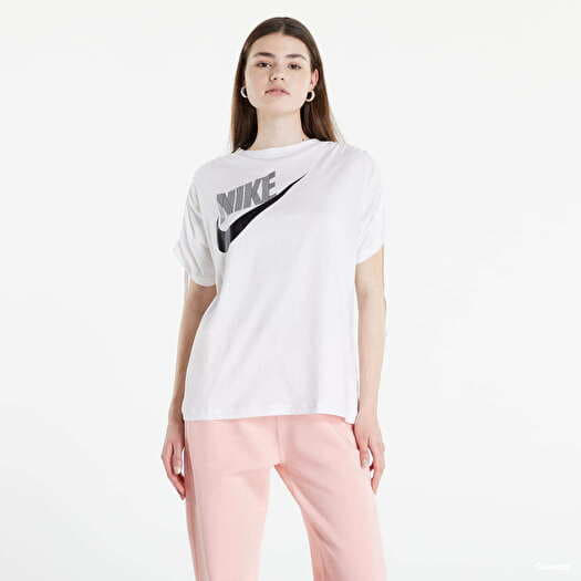 T shirts Nike NSW Women s Dance T Shirt White Queens