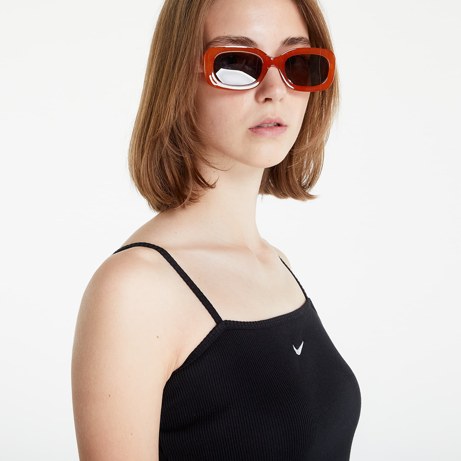 Hanorace Nike Women's Ribbed Cropp Top Black