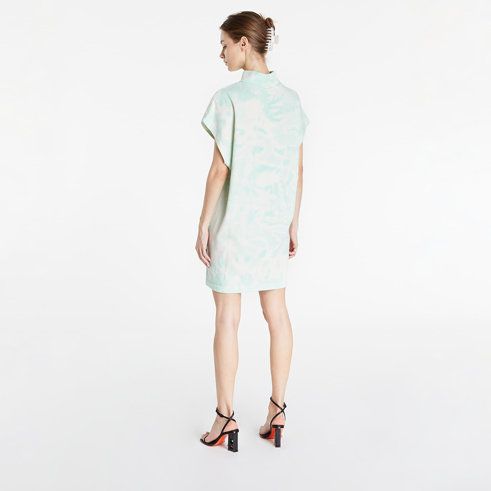 Kleider Nike Women's Washed Jersey Dress Mint Foam/ White