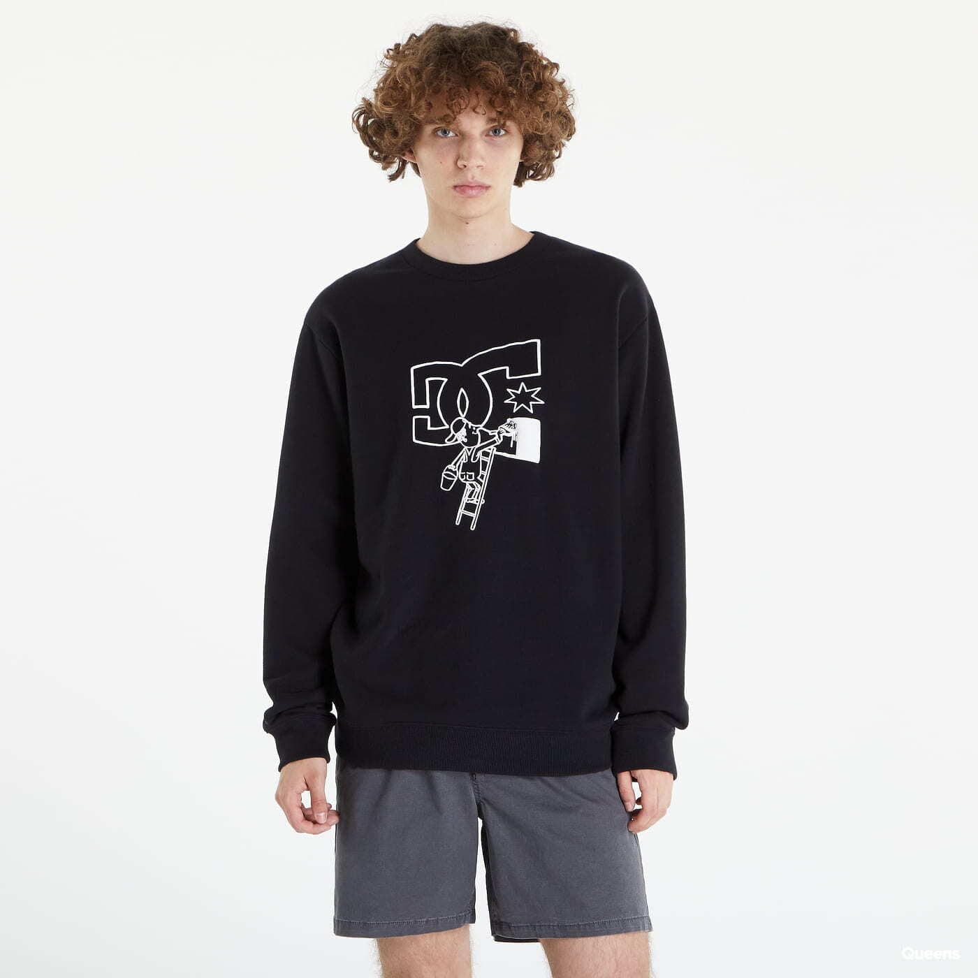 Hoodies and sweatshirts DC Fill In Crew Pullover Black Queens