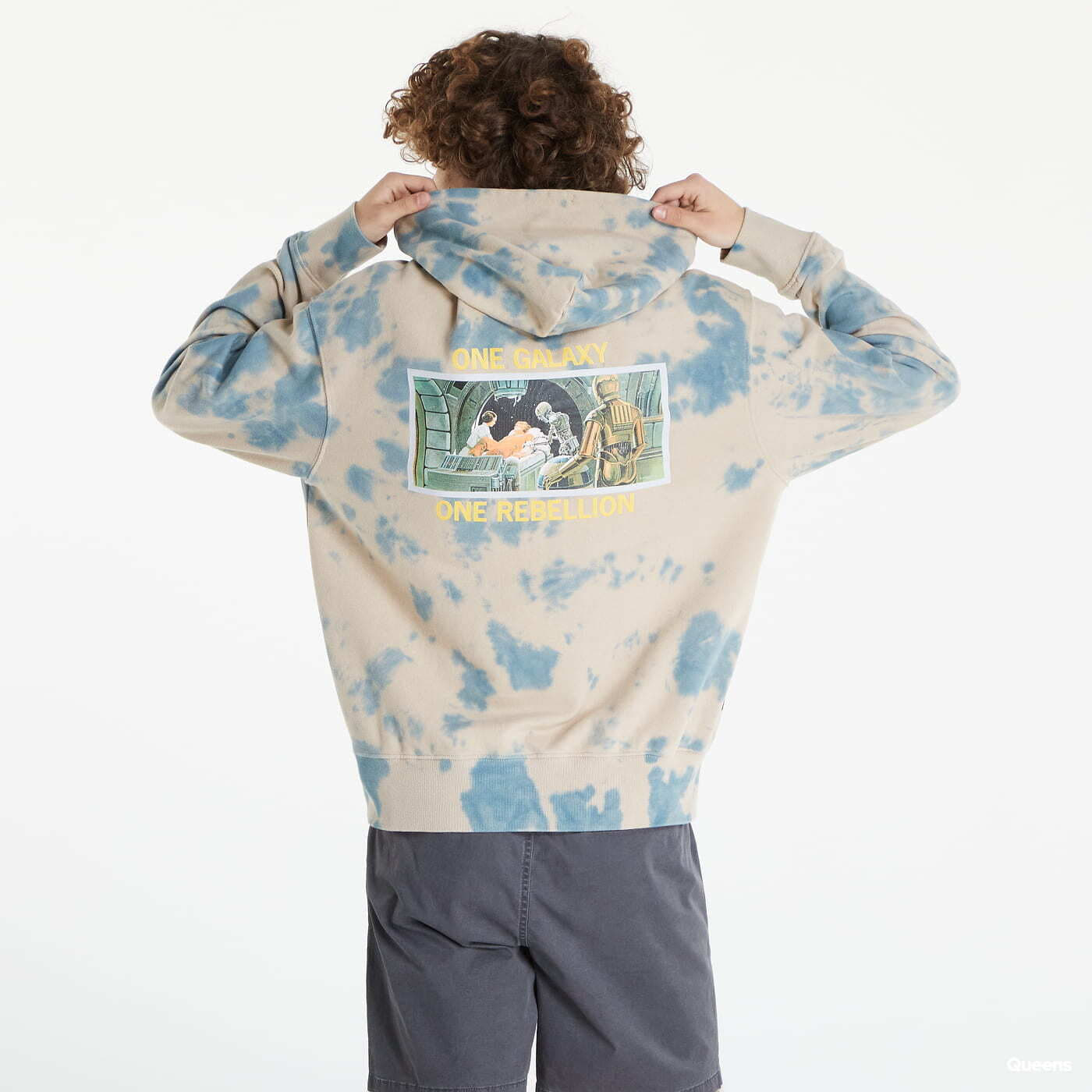 Mikiny Element SWXE Galaxy Hood Beige/ Blue