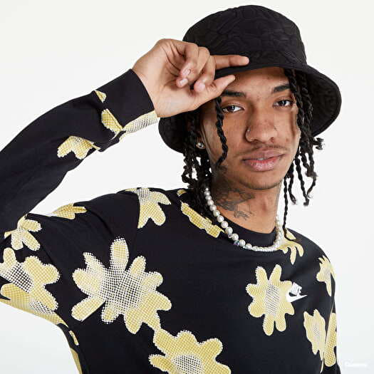 Black and gold nike long sleeve shirt hot sale