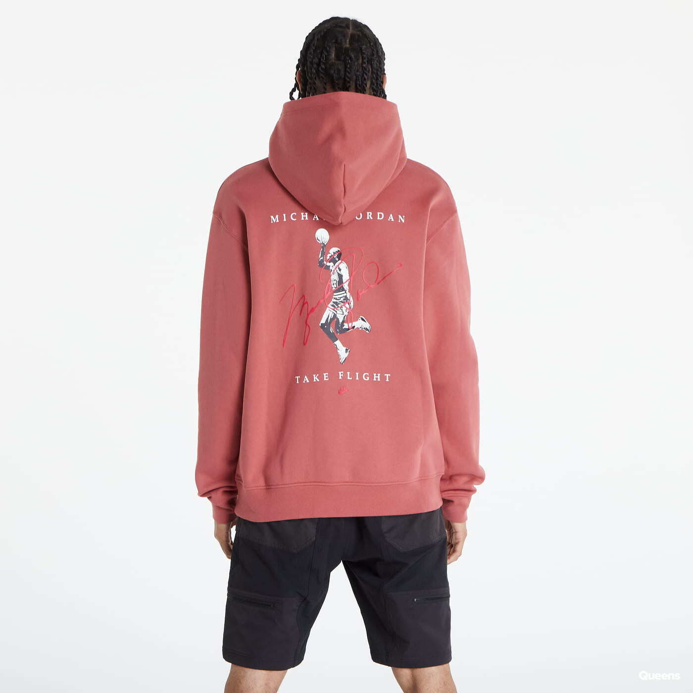 Mikiny Jordan Essentials Pink/ Red