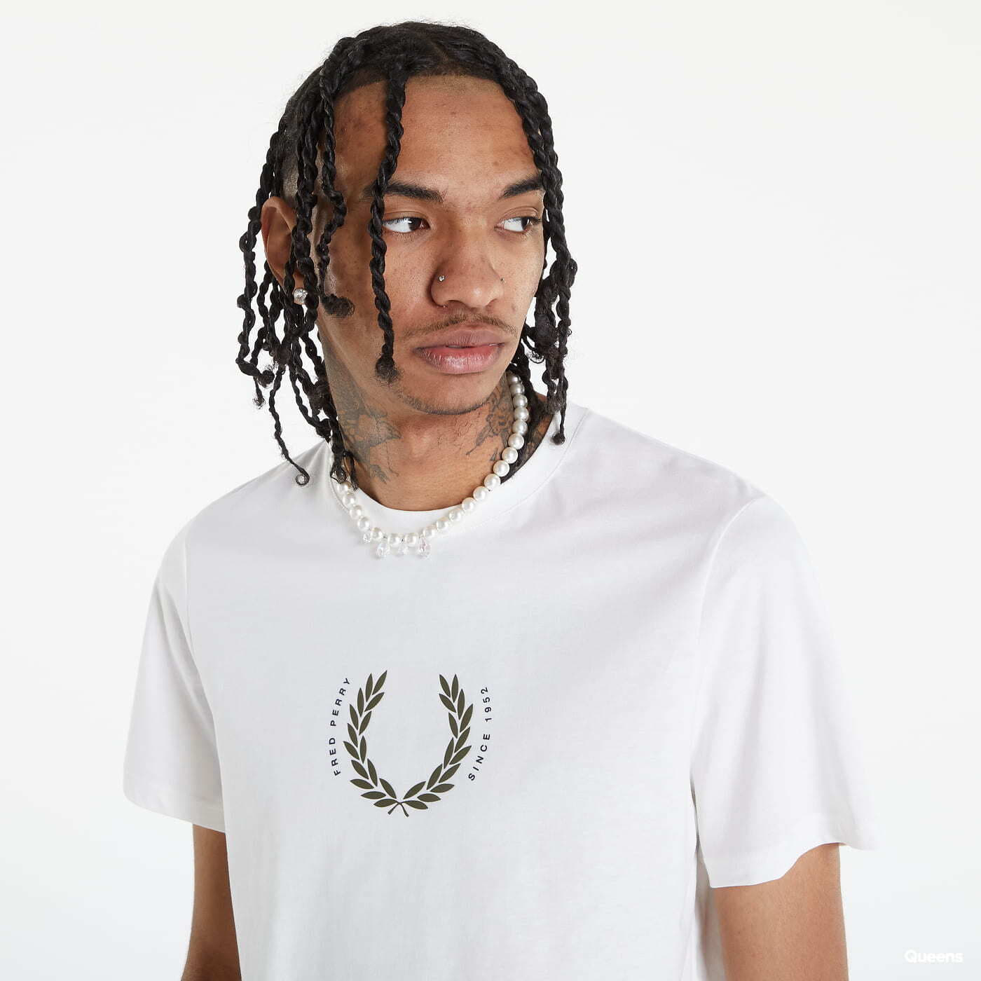 T-shirts FRED PERRY Laurel Wreath T-shirt White