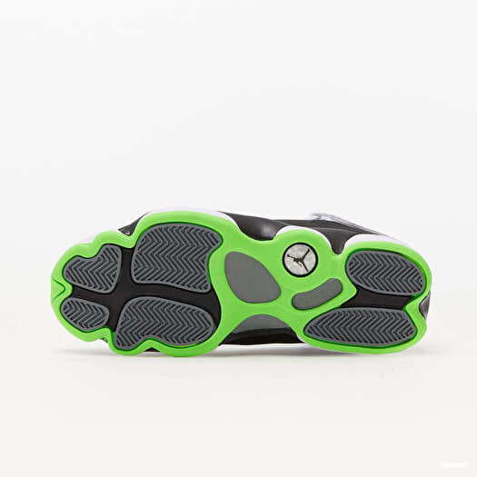 Jordan shoes black and green online