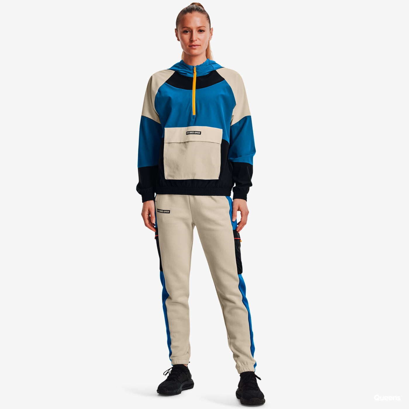 Tepláky Under Armour Rival Fleece Pant Beige