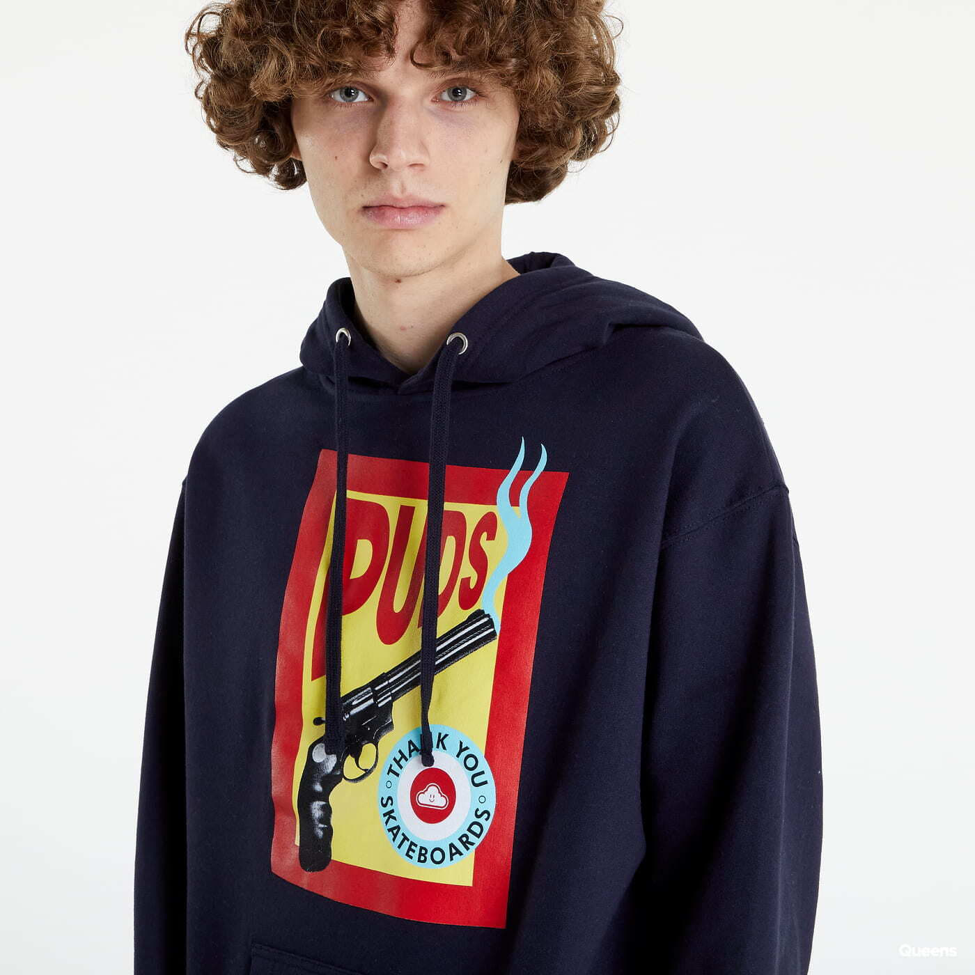 Mikiny Thank You Skateboards Pudkowski Hoodie navy