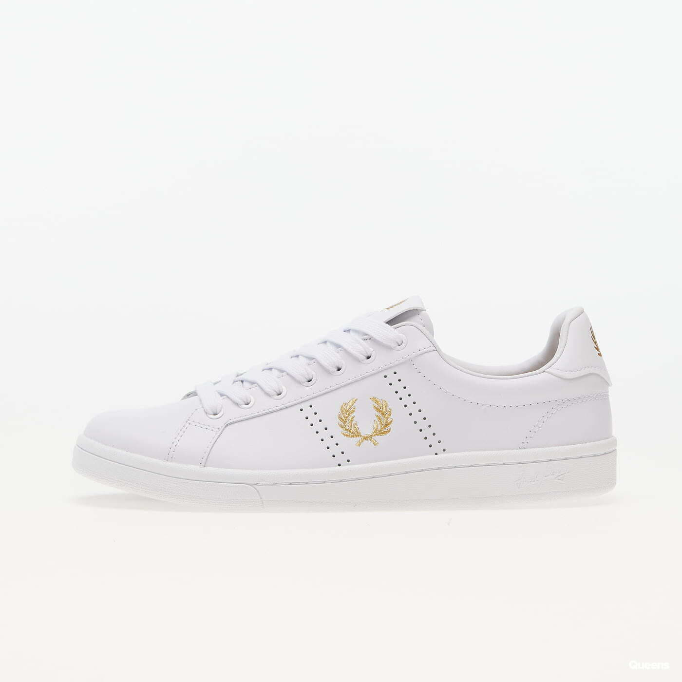 Men s shoes FRED PERRY B721 Leather white Queens