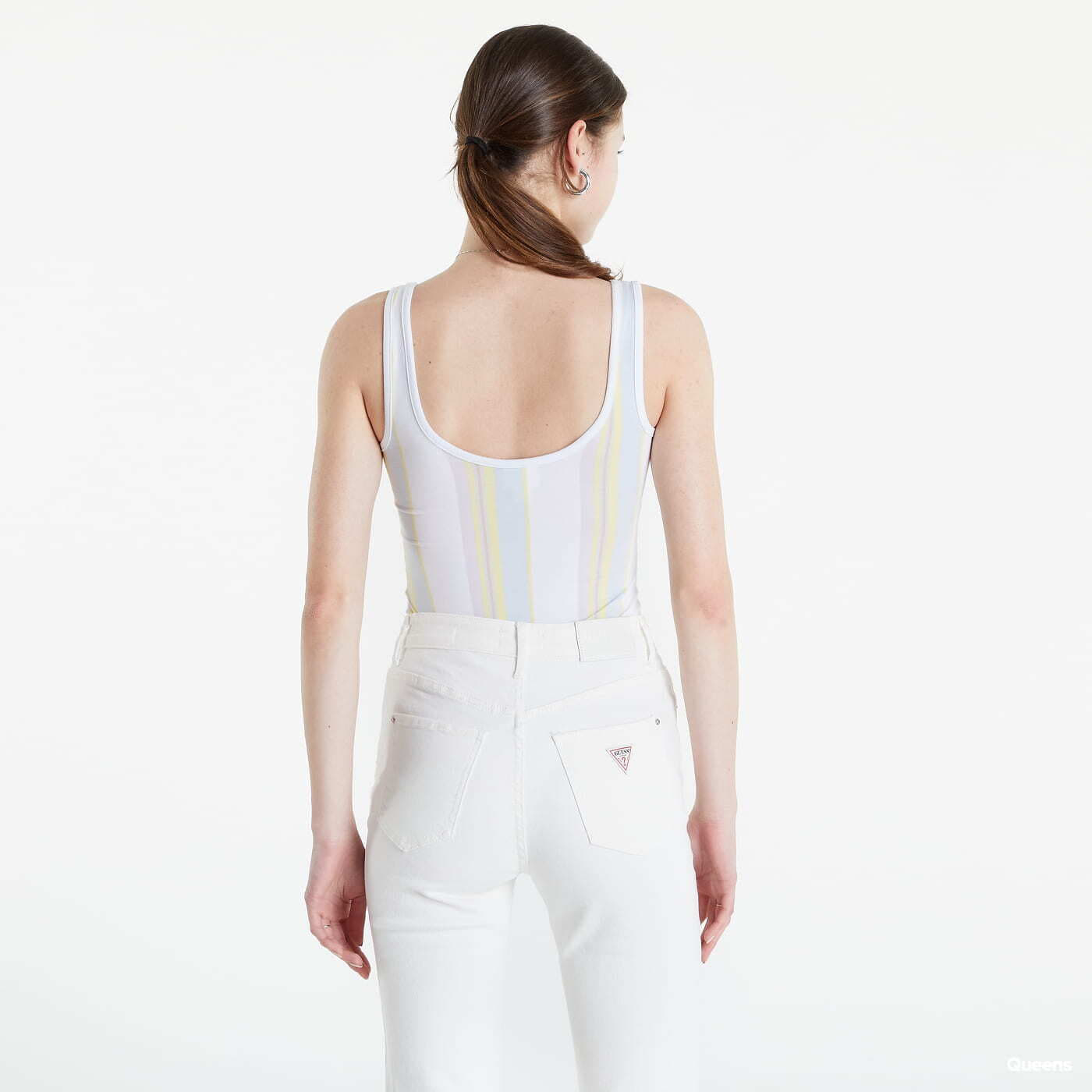 Guess originals striped logo bodysuit sales