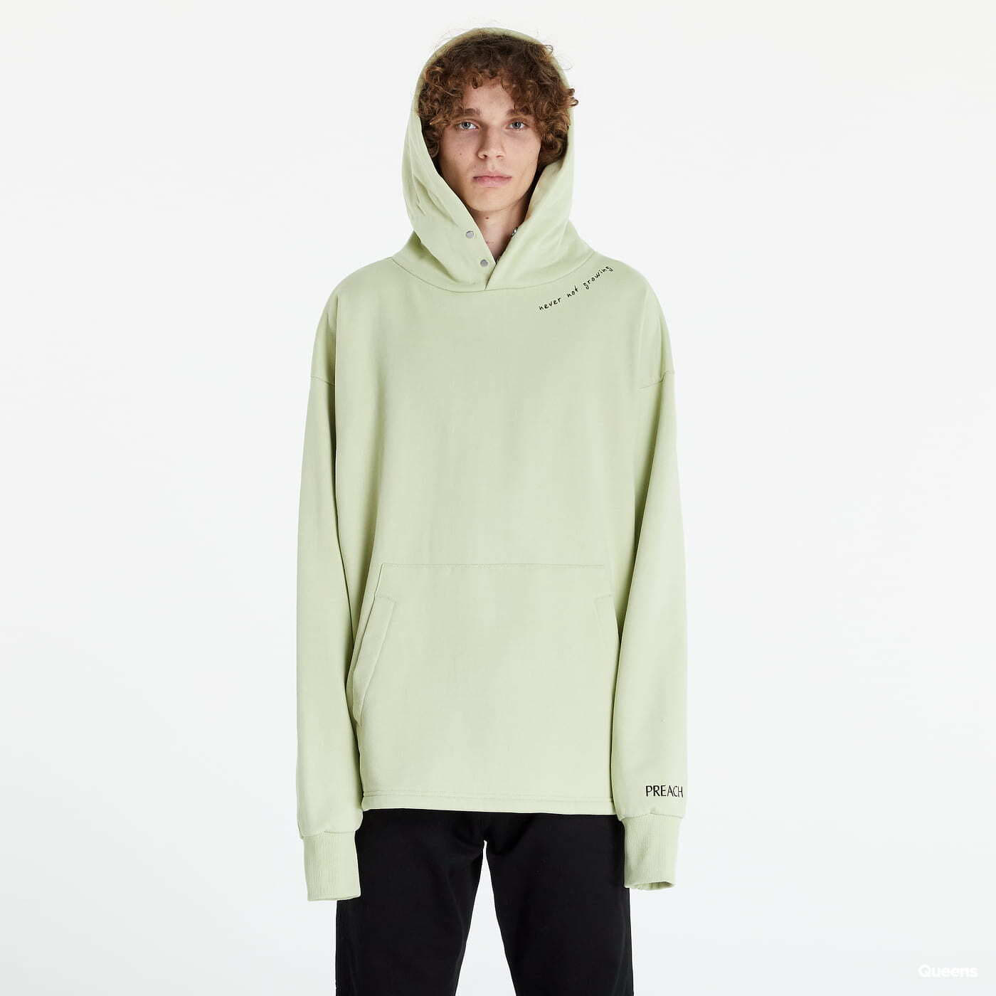 Hanorace PREACH Long Palm Hoodie Green