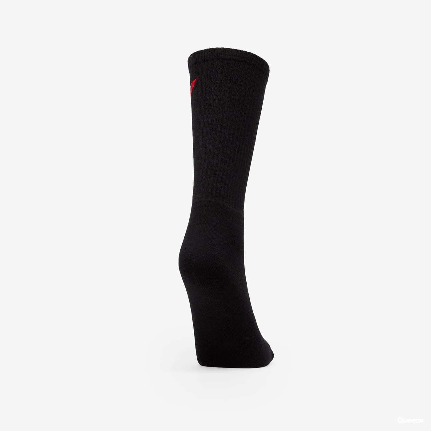 Socks GUESS Triangle Logo Crew Socks černé