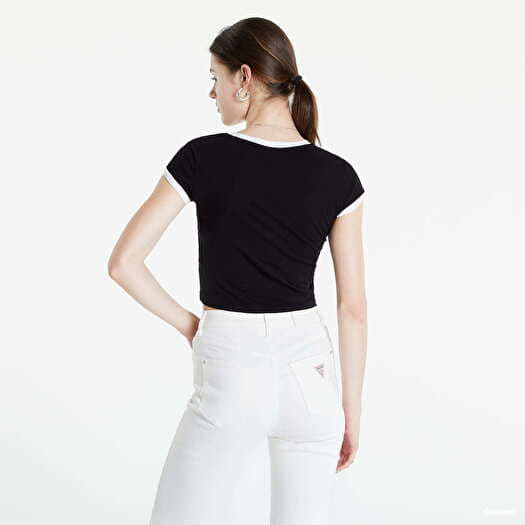 Guess logo tops sales