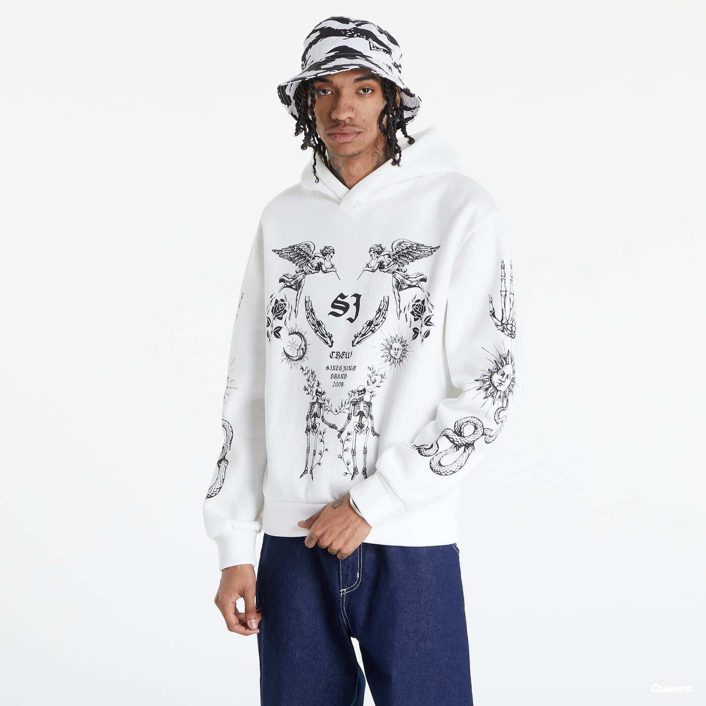 Толстовки та реглани Sixth June Hoodie White