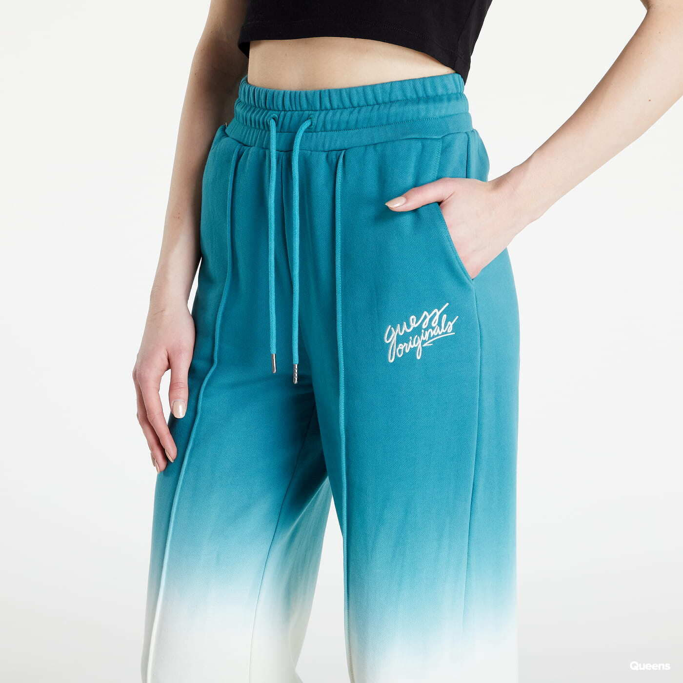 Φόρμες GUESS Sweat Pant White / Blue