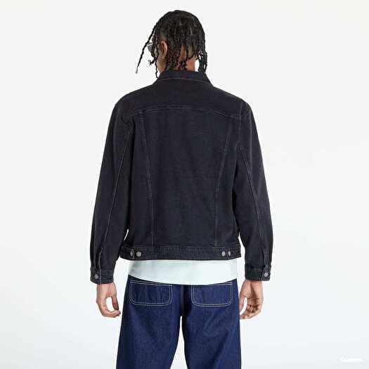 Black guess denim jacket outlet