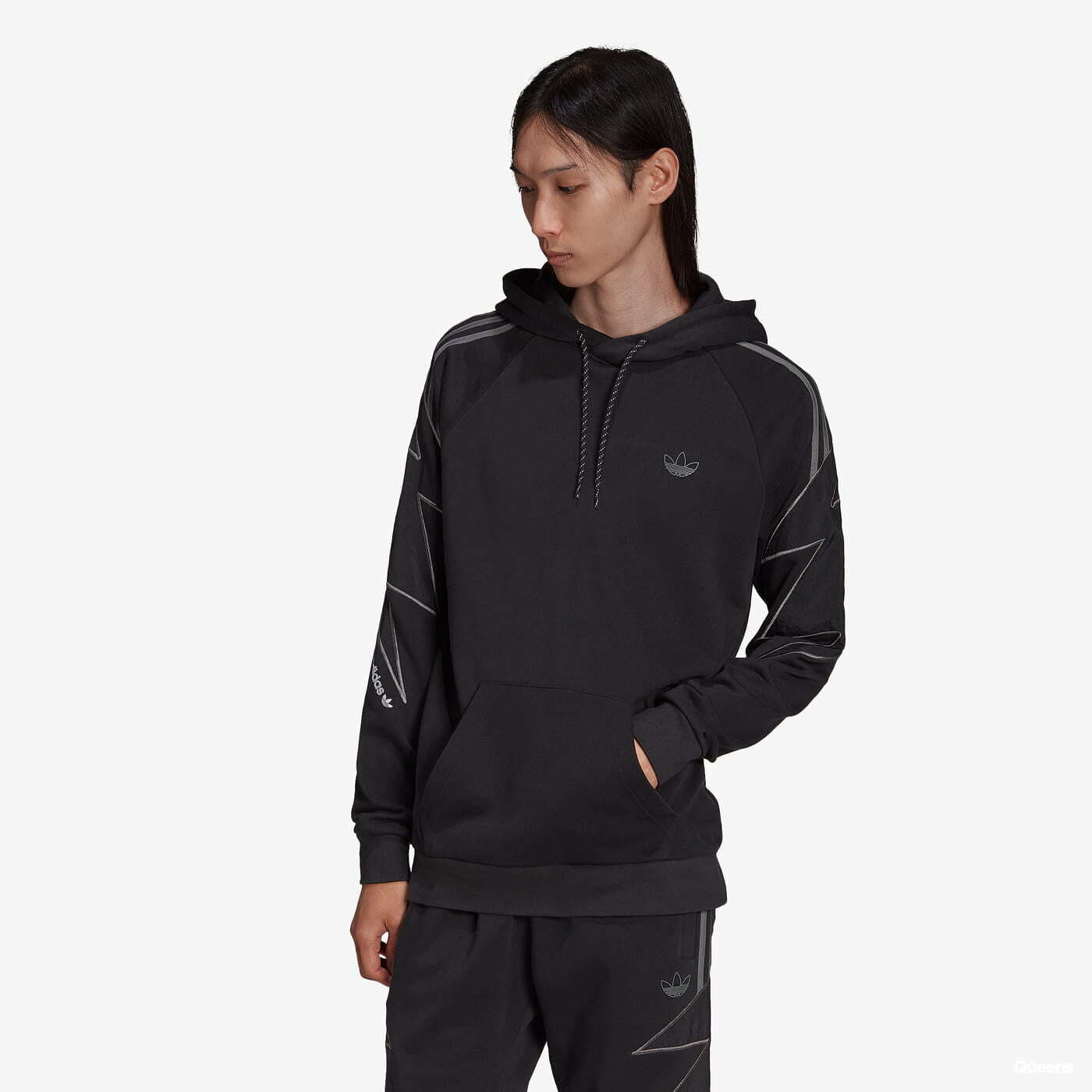 Hoodies and sweatshirts adidas Originals Sport Lighting Hoodie Black