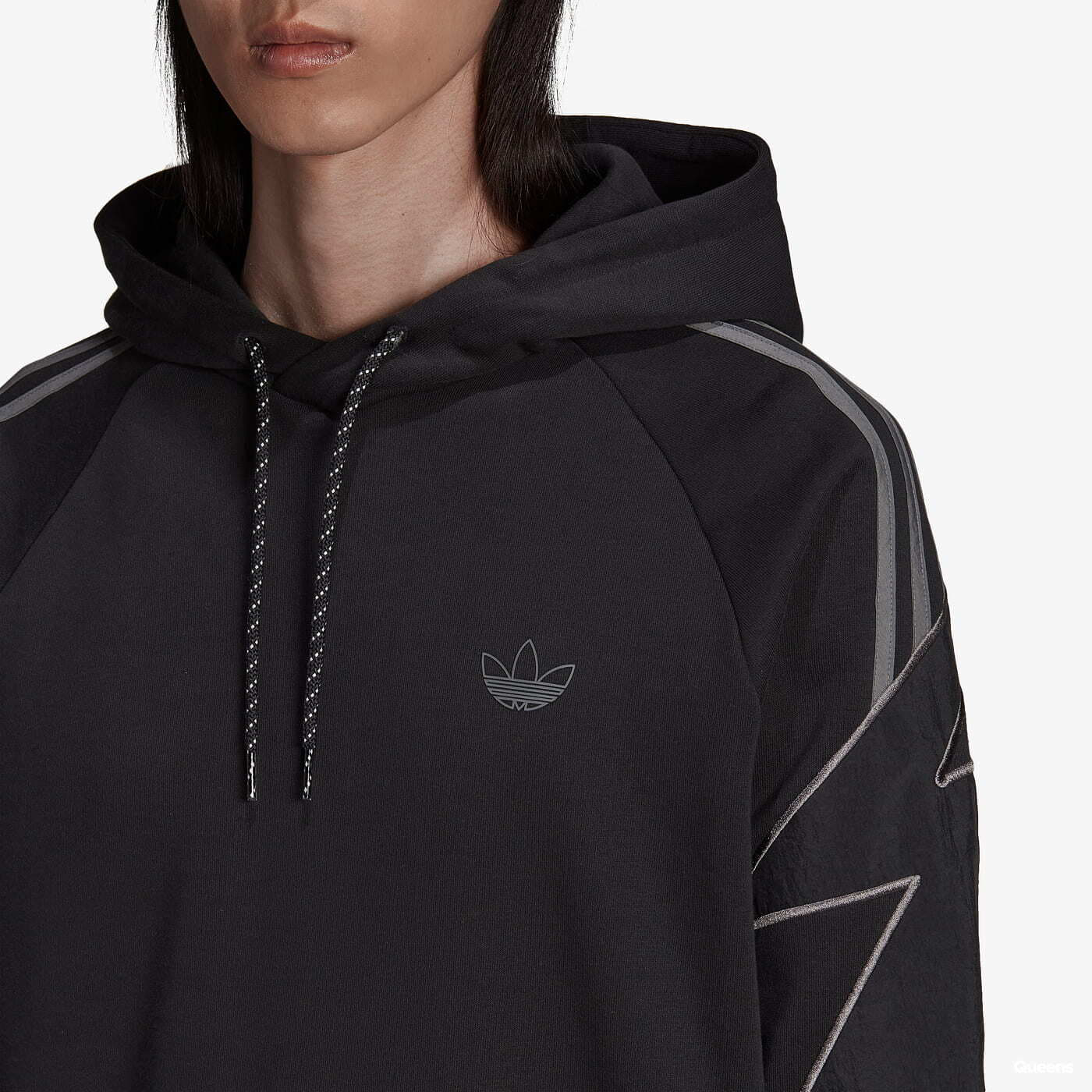 Adidas originals big deals trefoil abstract hoodie