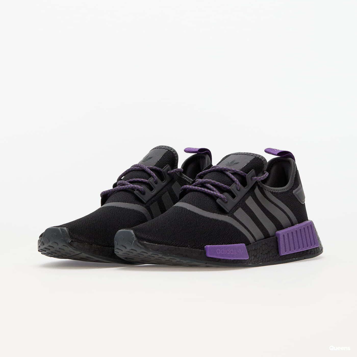 Herensneakers en -schoenen adidas Originals NMD_R1 Core Black/ Grey Five/ Active Purple
