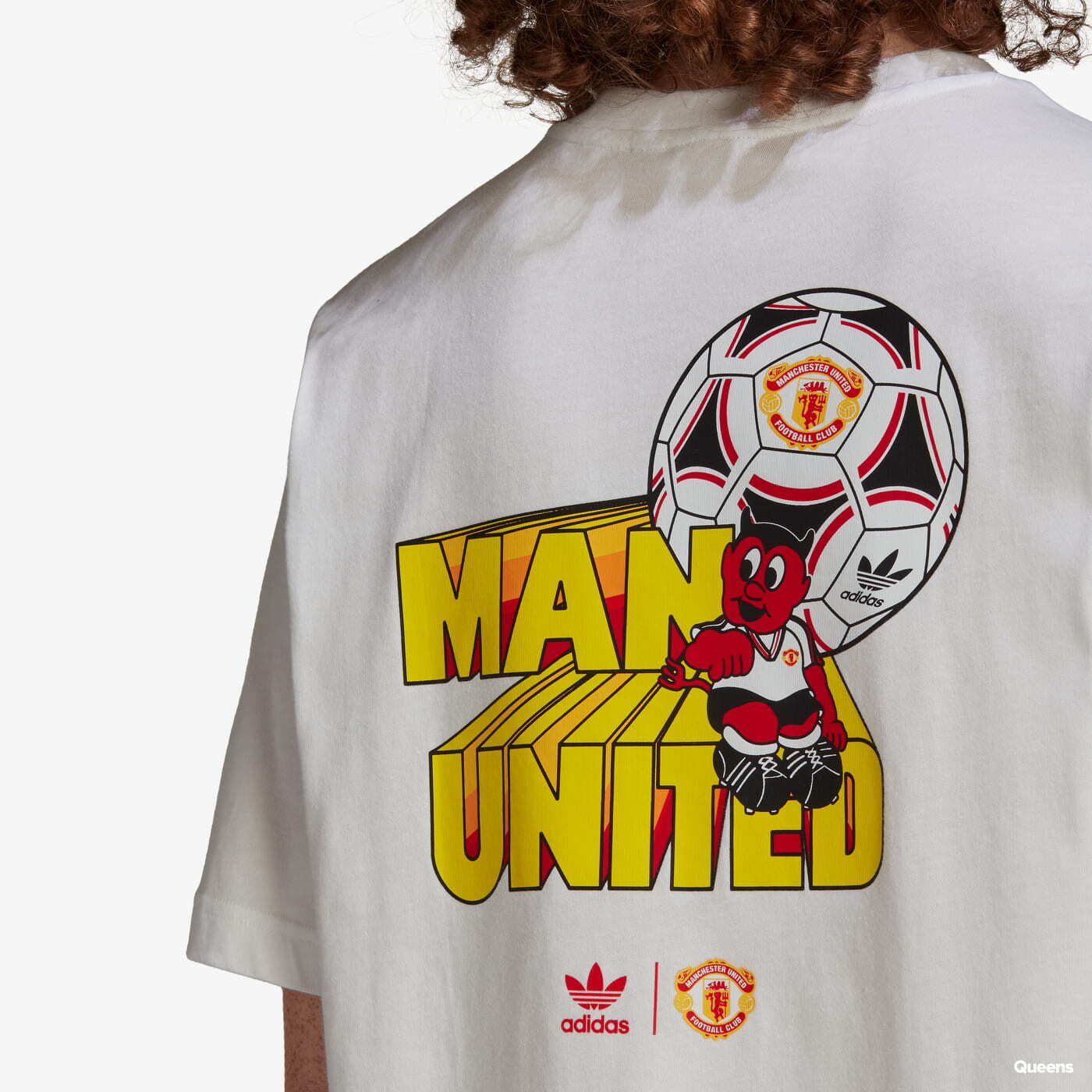 T Shirts adidas Originals Man Utd GR T shirt White Queens