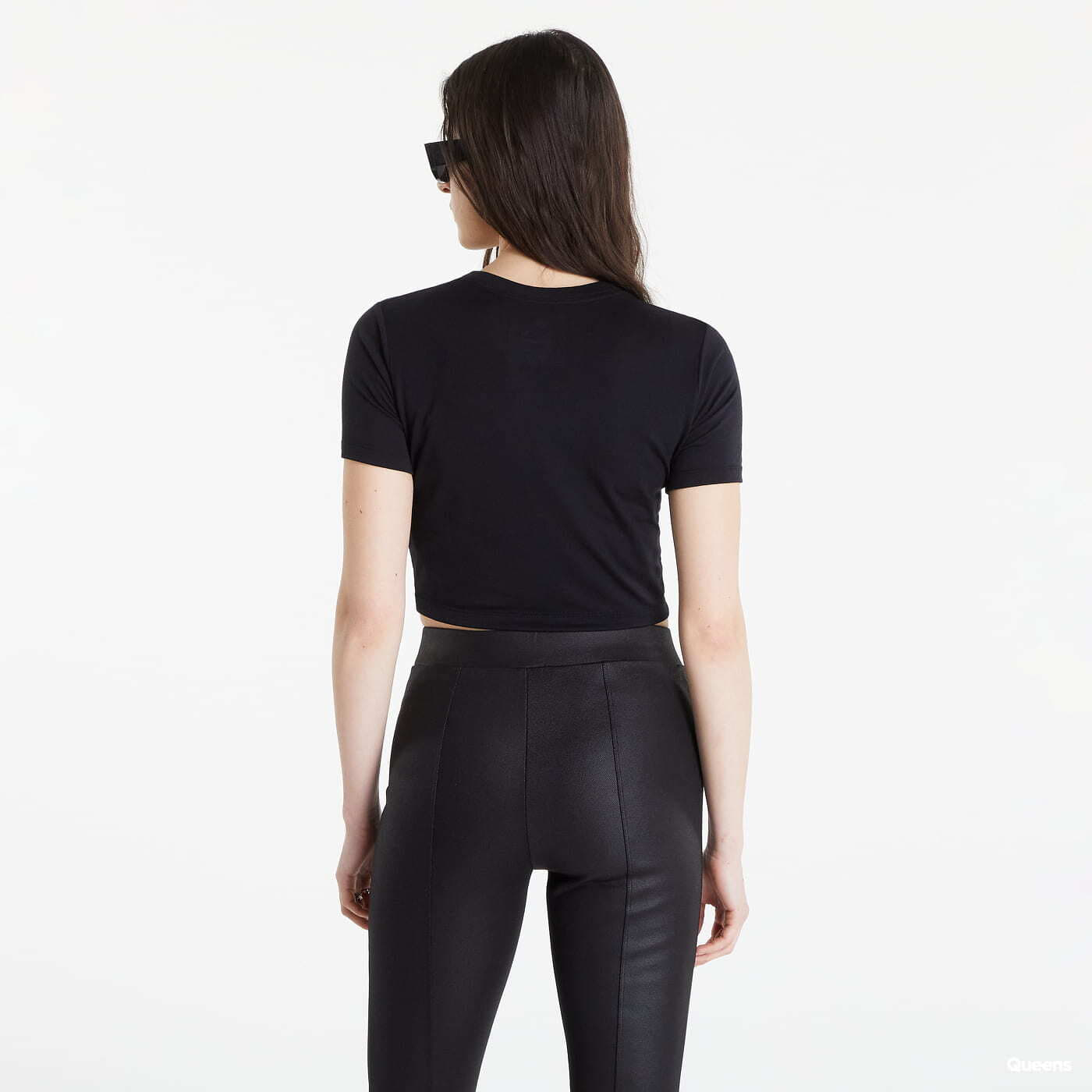 Trička Nike NSW Oversized Slim Crop Tee Black