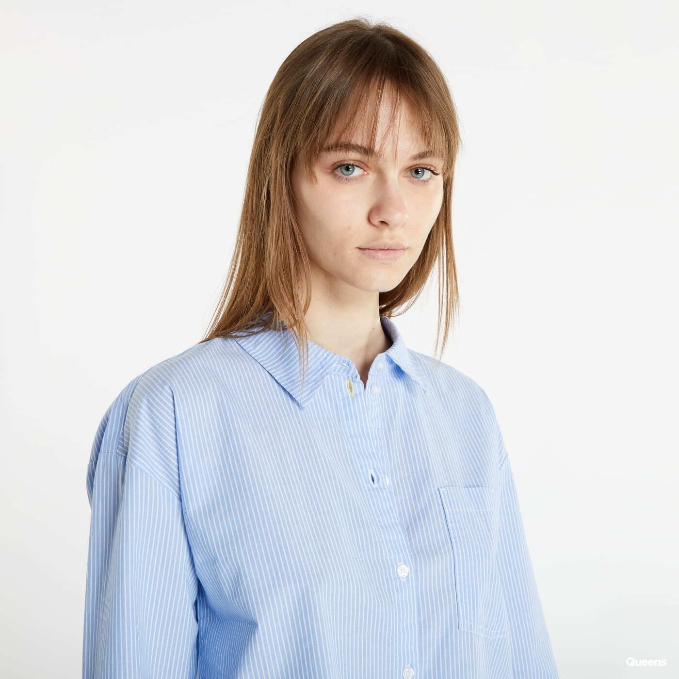 Hemden Noisy May NMALBA L/S Shirt Blue