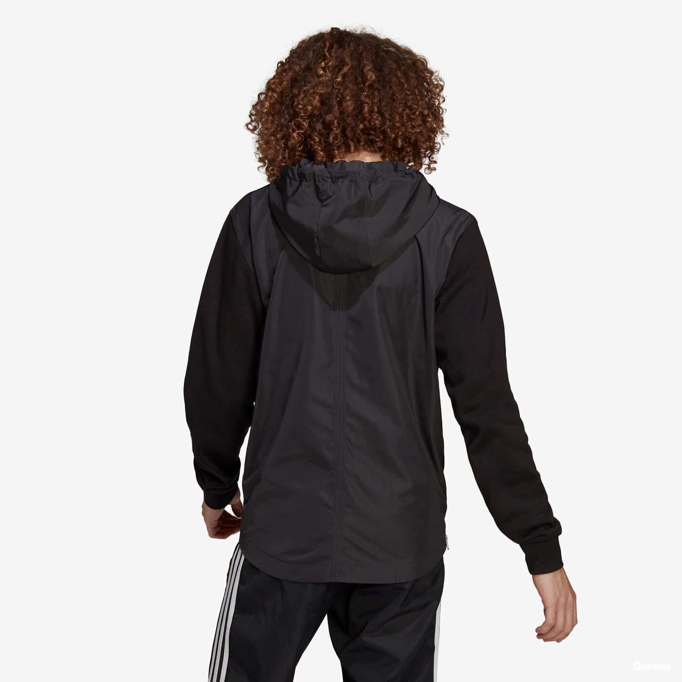 Mikiny a svetre adidas Originals Classics Fabric Clash Trefoil Black