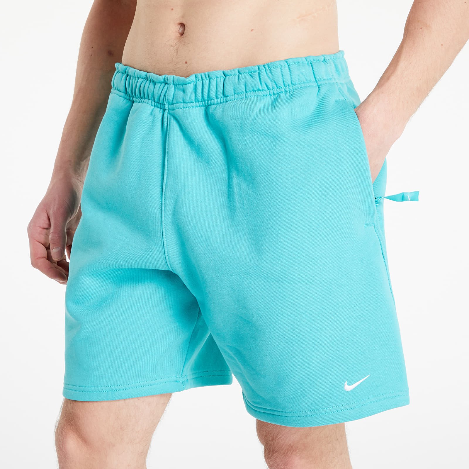 Shorts Nike NRG Solo Swoosh Fleece Shorts Washed Teal/ White