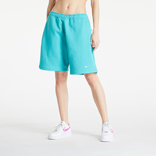 Shorts Nike NRG Solo Swoosh Fleece Shorts Washed Teal/ White | Queens