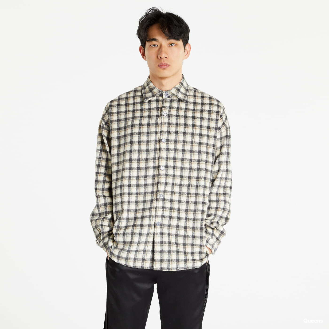 Hemden Sixth June Curly Patch Tartan Shirt Grey