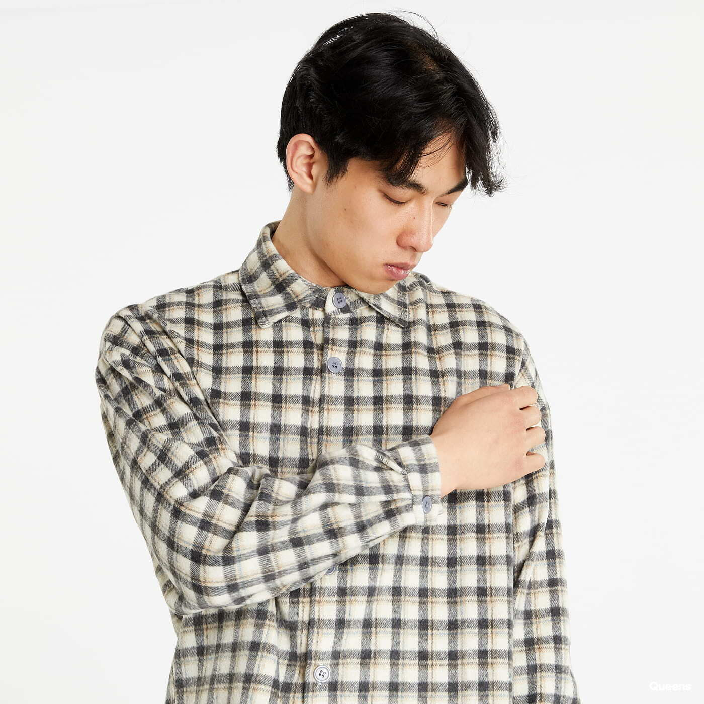 Hemden Sixth June Curly Patch Tartan Shirt Grey