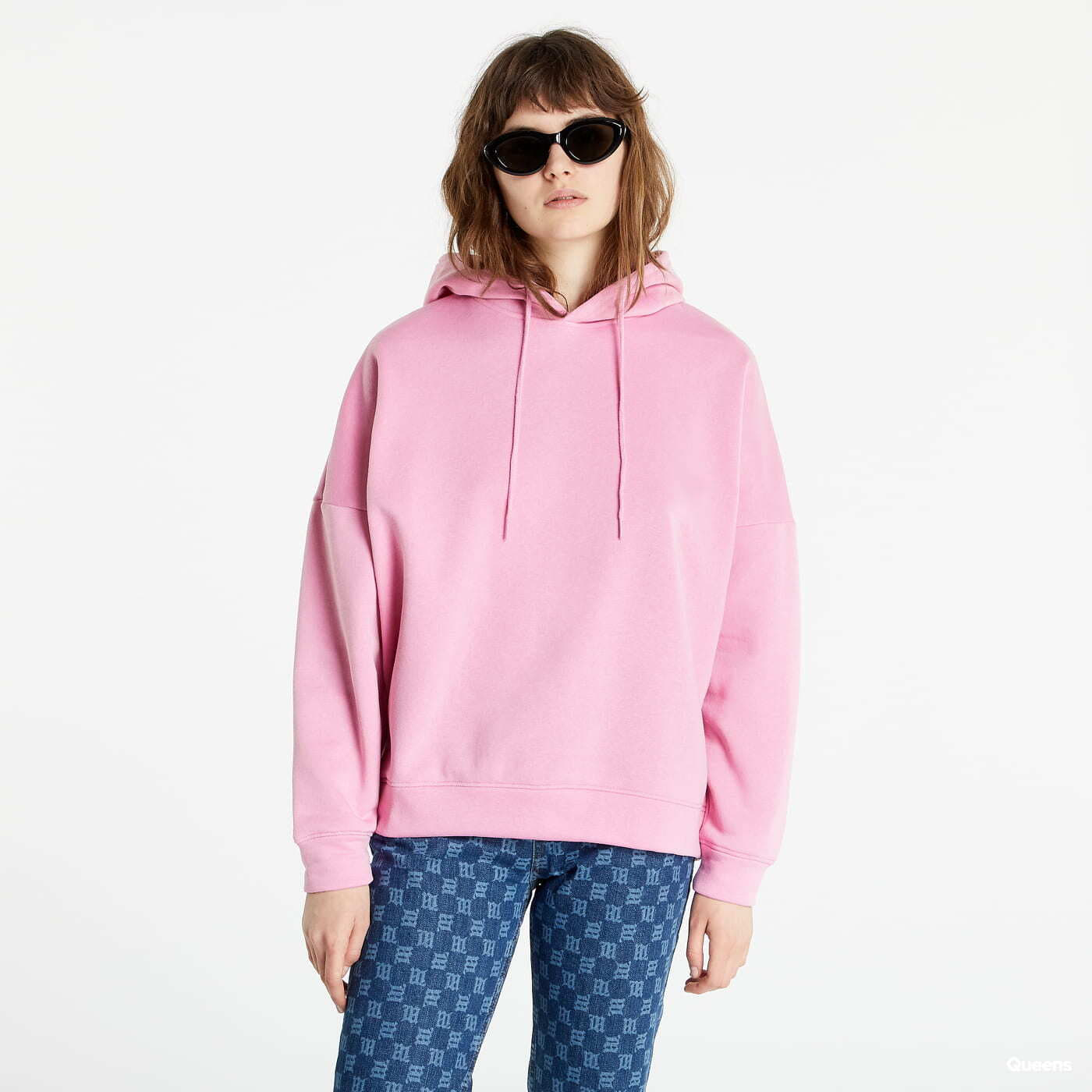 Sweatshirts Noisy May Loose Hoodie Pink