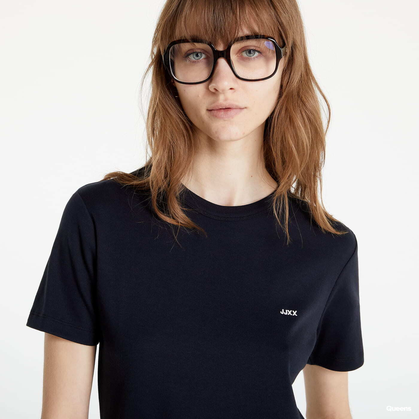 T-shirts JJXX JXCATHERINE SS Slim Time Tee Noos černé | Queens