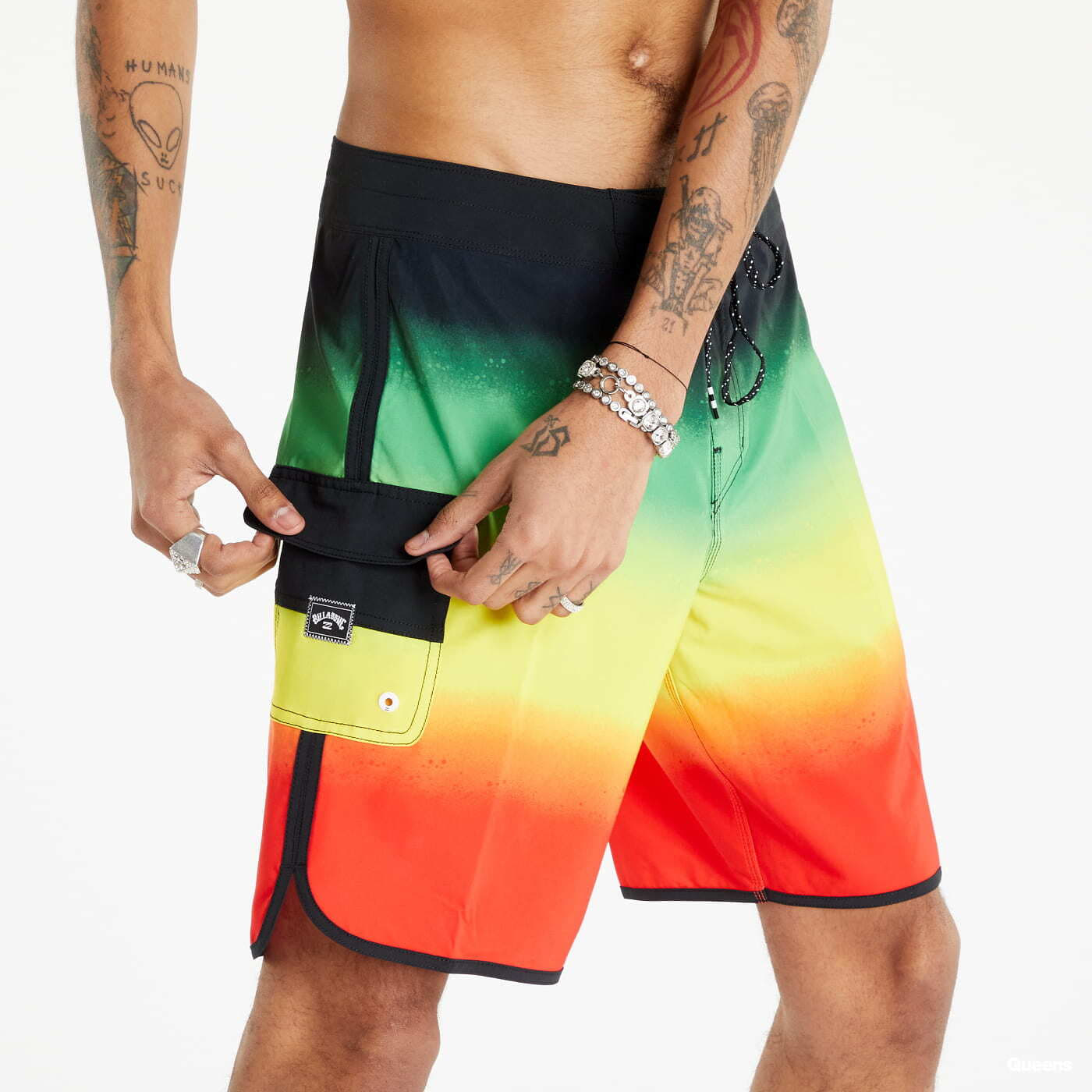Badeanzuge Billabong Shorts 73 Fade Pro Rasta Queens