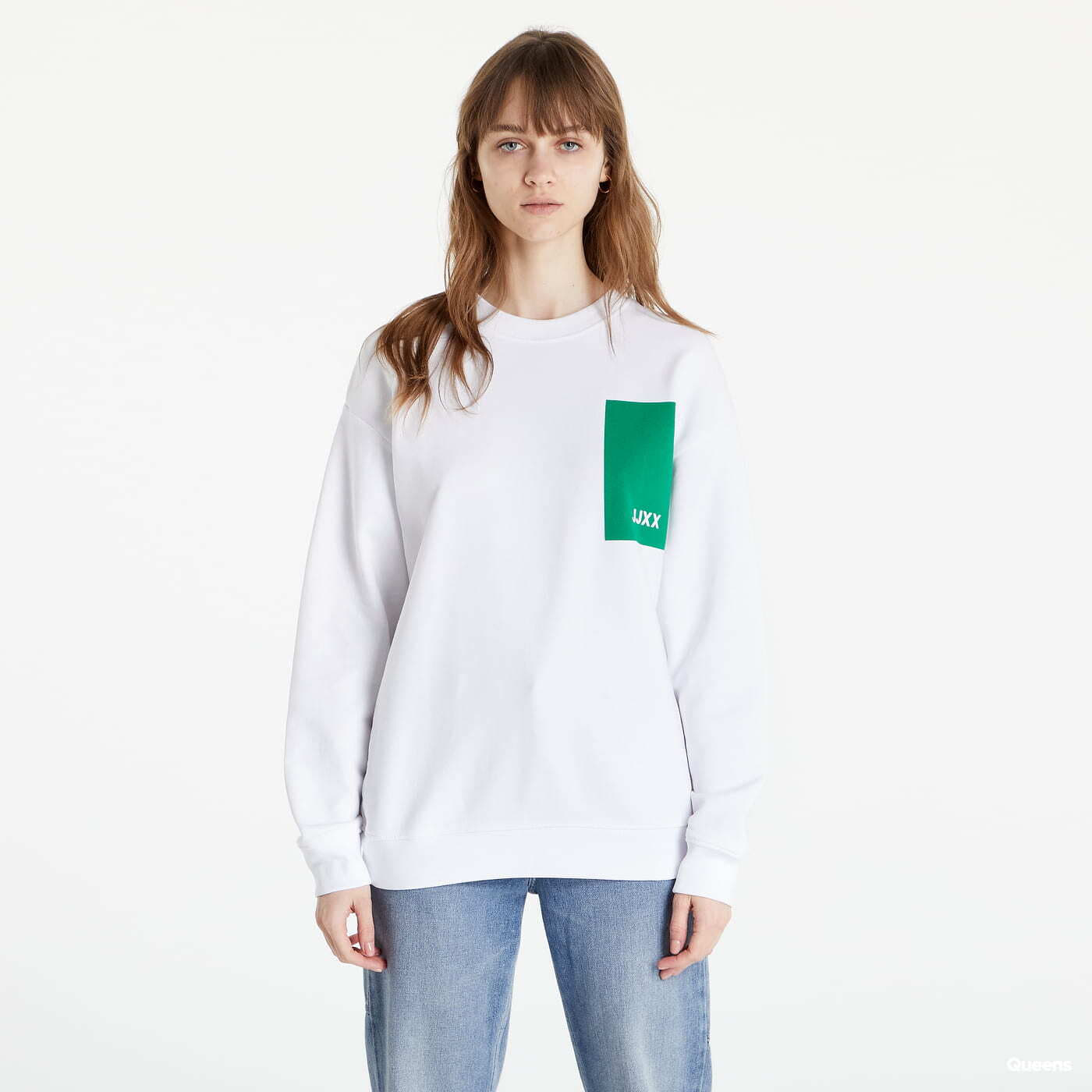 Dámské oblečení JJXX Avery LS Relaxed Sweat Green