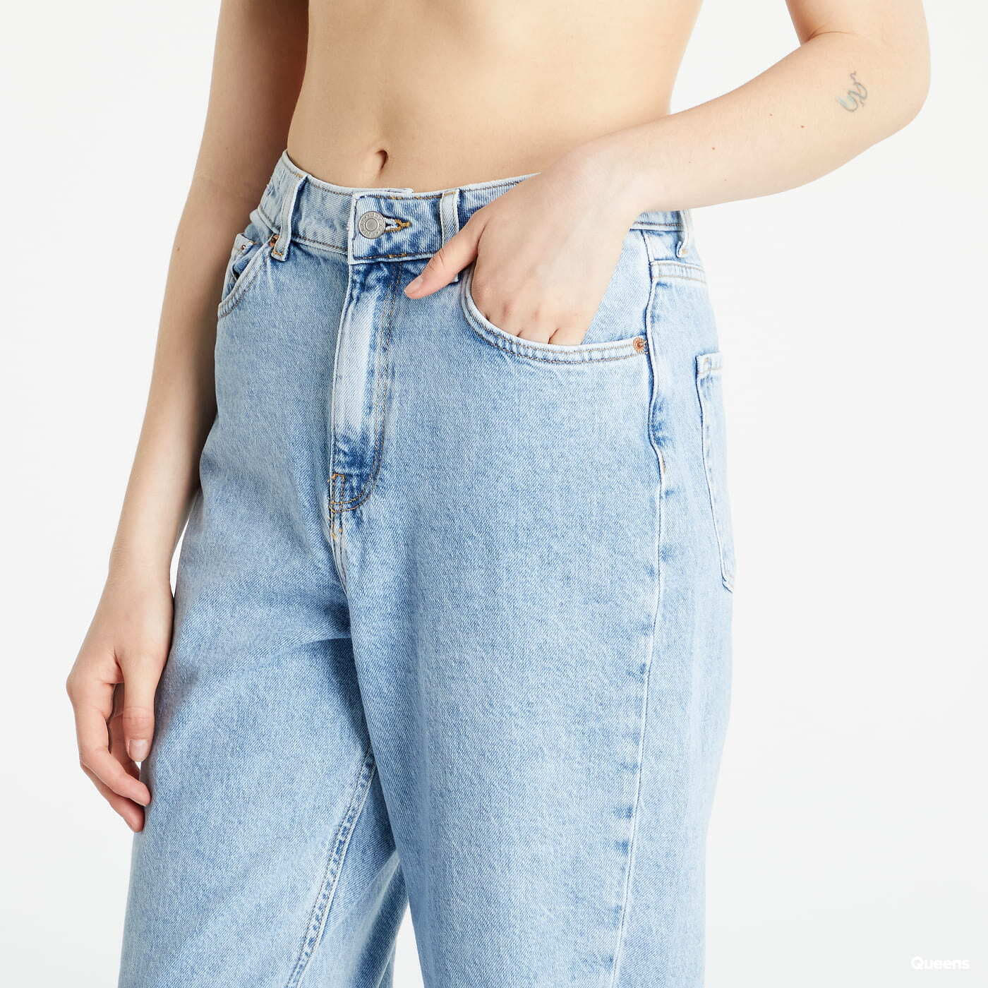 Jeans et pantalons JJXX Mom HW Light Blue Denim