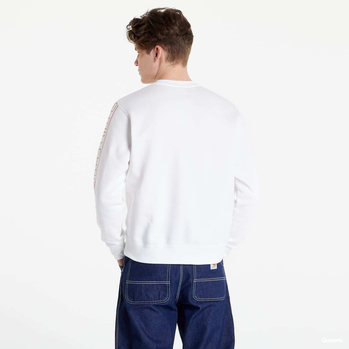 Hanorace Nike Fleece Crew Sweatshirt White