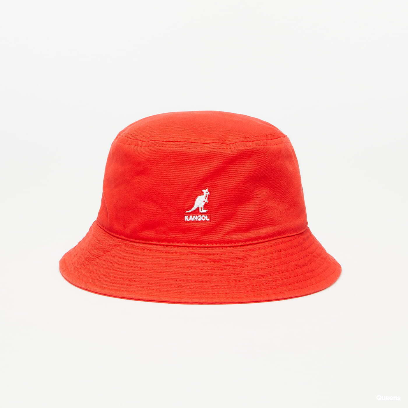 Klobouky KANGOL Washed Bucket Red