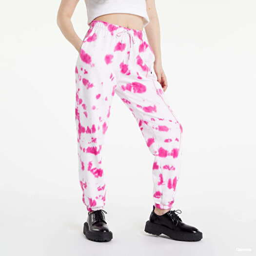 Pink tie dye sweatpants clearance