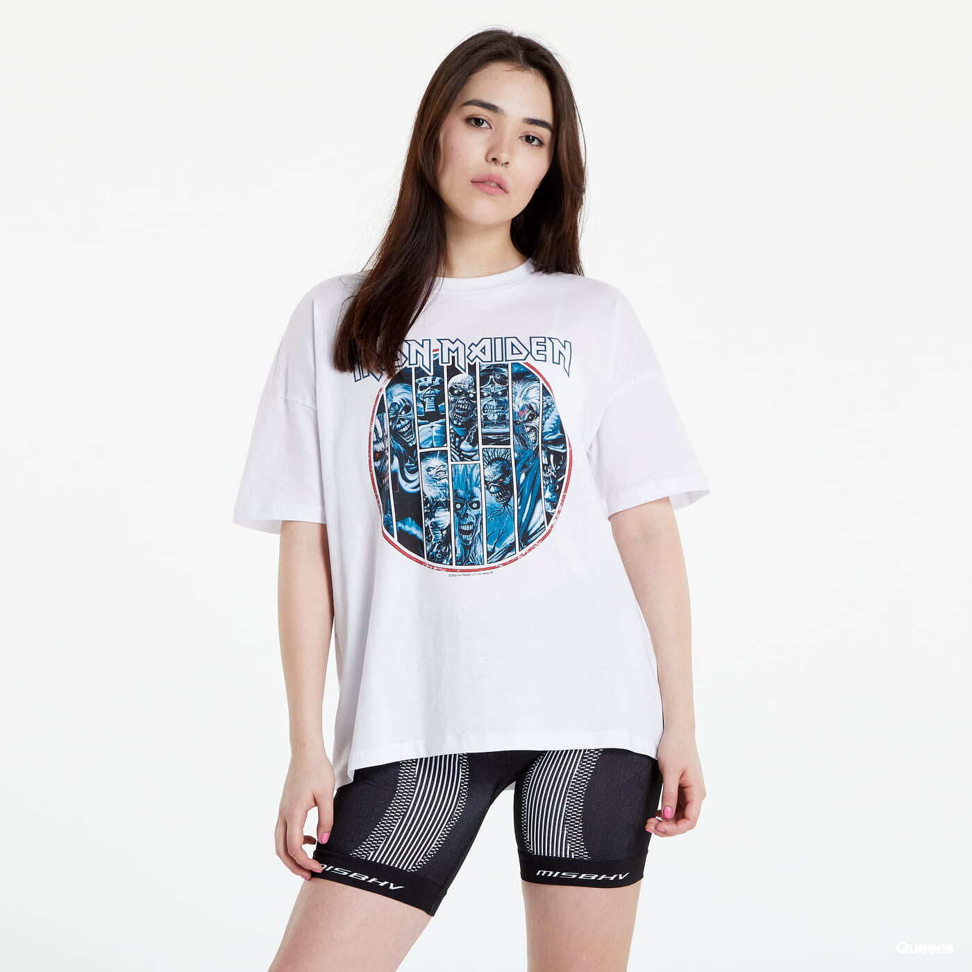 Trička Noisy May Iron Maiden T-shirt White