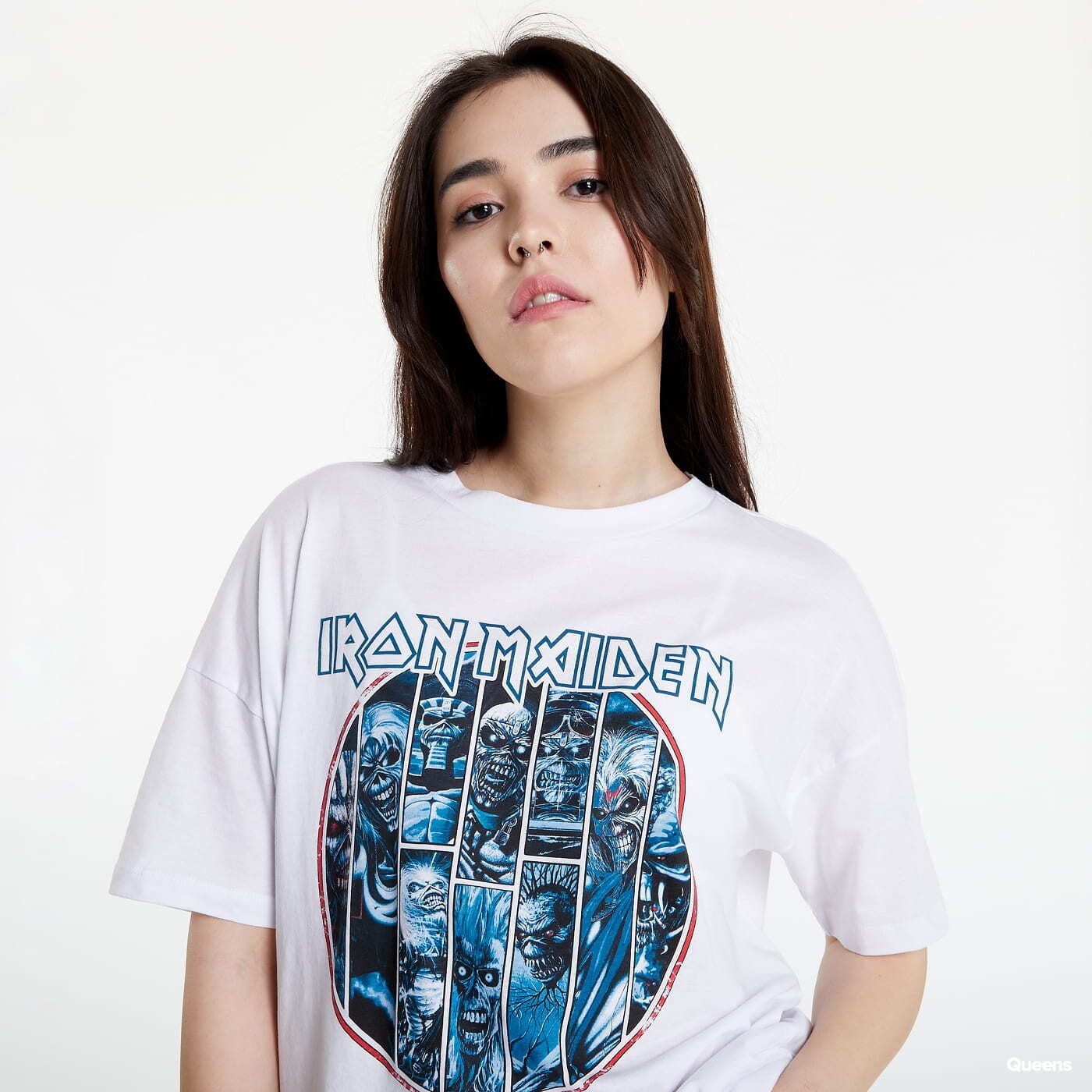 Trička Noisy May Iron Maiden T-shirt White