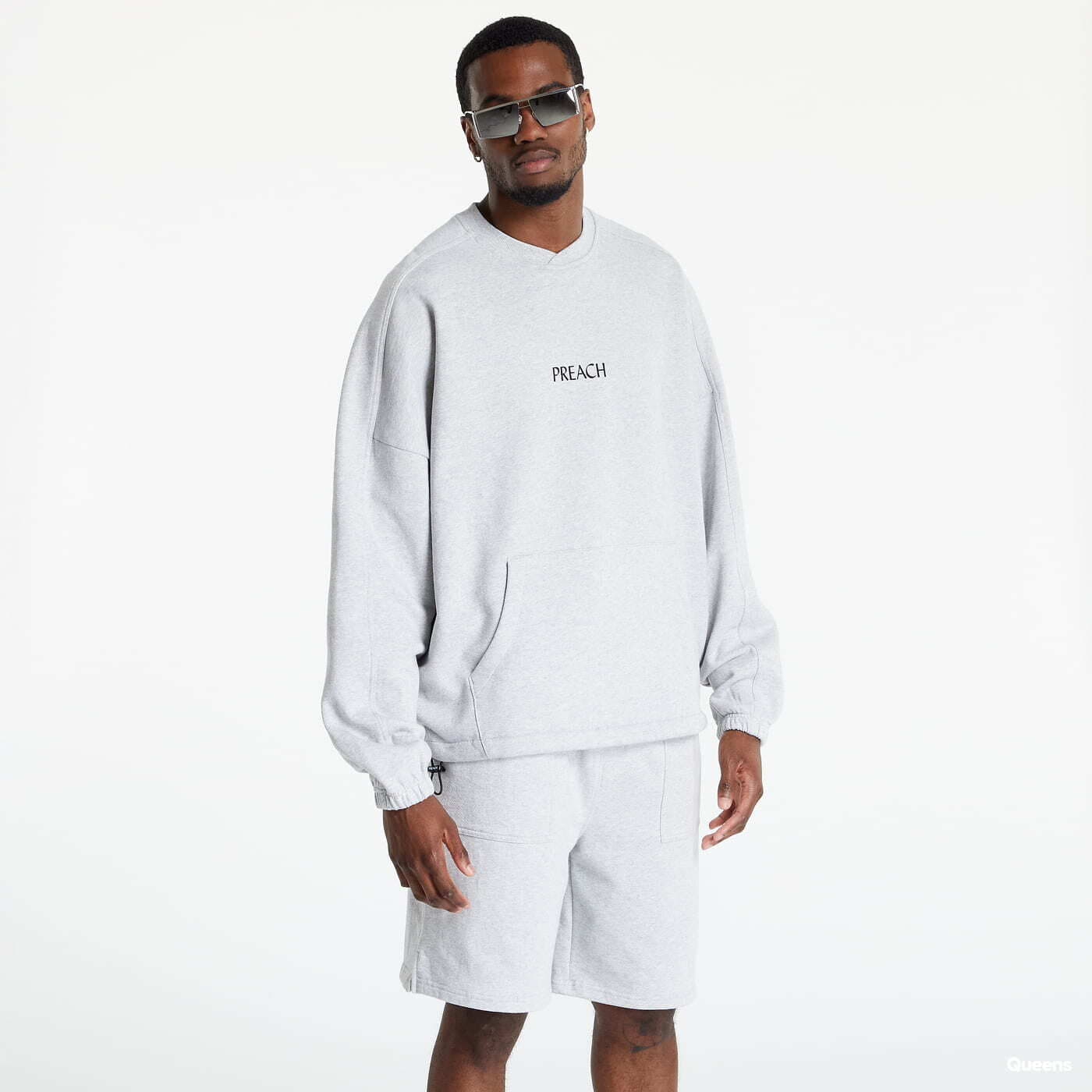 Hoodies and sweatshirts  PREACH Oversized Stripe C Grey