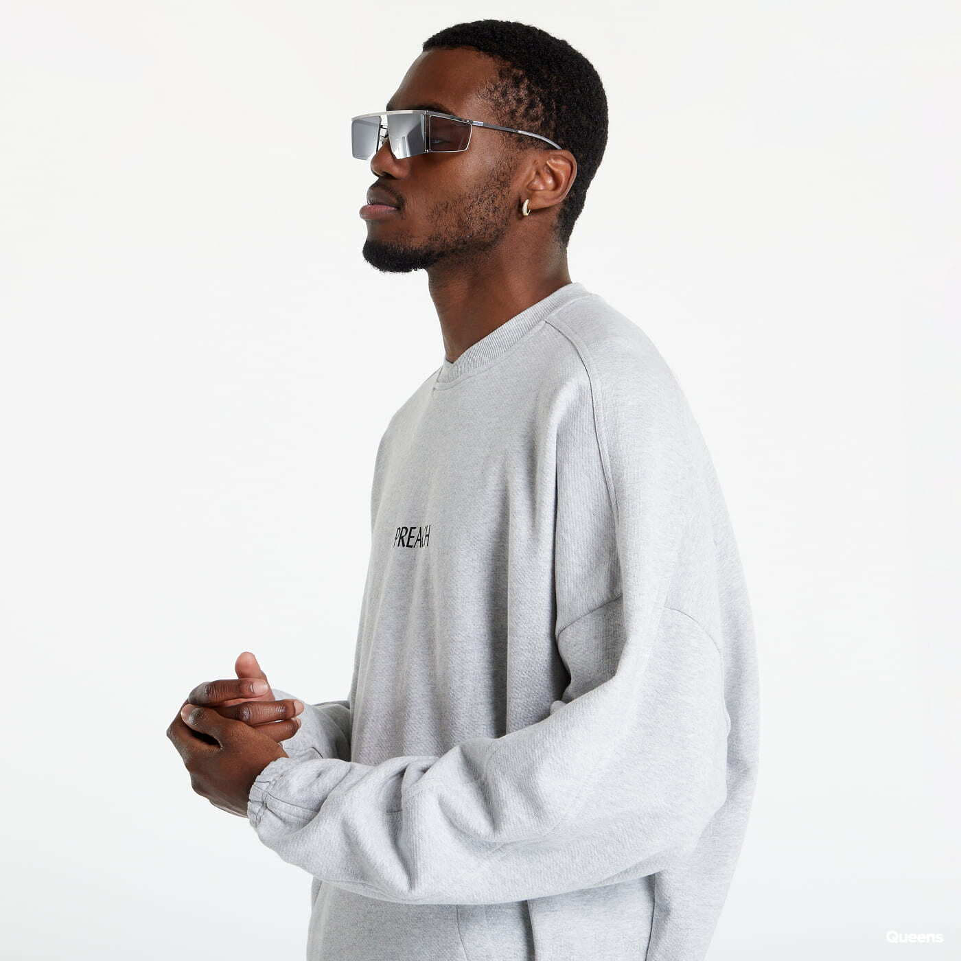 Hoodies and sweatshirts  PREACH Oversized Stripe C Grey